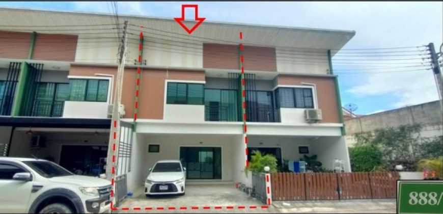 ขายทาวน์เฮ้าส์ หมู่บ้านเอสซี วิลเลจ อีสเทิร์น- บ่อวิน อำเภอศรีราชา จังหวัดชลบุรี