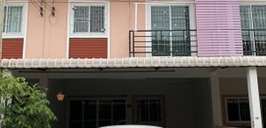 ขายทาวน์เฮ้าส์ บ้านฟ้าใสวิลล์ ตำบลหนองตำลึง อำเภอพานทอง จังหวัดชลบุรี