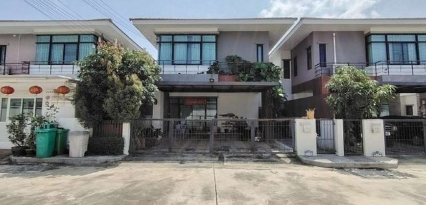 ขายบ้านเดี่ยว 2 ชั้น โครงการ บ้านเปี่ยมสุข รัตนาธิเบศร์ – บางบัวทอง จังหวัดนนทบุรี