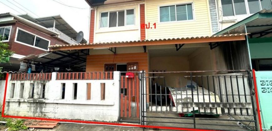 ขายทาวน์โฮม บ้านสวนกล้วยไม้ ถนน พุทธบูชา ทุ่งครุ กรุงเทพ