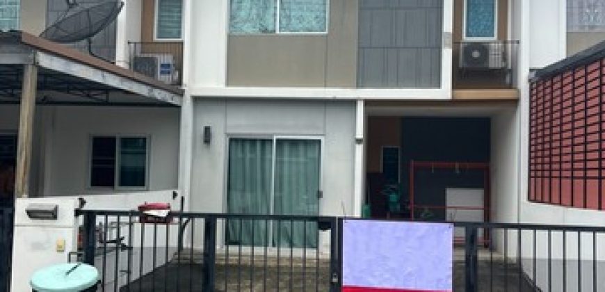 ขายทาวน์เฮ้าส์ 2 ชั้น โครงการ หมู่บ้านพฤกษา123 อำเภอคลองหลวง ปทุมธานี