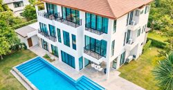 พระราม9 Pool Villa เฟอร์ครบ 6นอน 4ปีมีครั้ง สนามกอล์ฟ กรุงเทพกรีฑา 800ม. คฤหาสน์ 3ชั้น 6น้ำ ม.นานาชาติแสตมฟอร์ด 250ม. 200ตร.วา. 650ตร.ม.