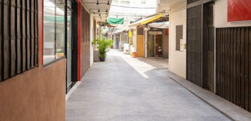 MRT วัดมังกร 200 ม. Shophouse ให้เช่า 1 น้ำ 1 ครัว 42 ตร.ม.ทำเลไชน่าทาวน์ เยาวราช เหมาะสำหรับร้านค้า คาเฟ่ หรือธุรกิจ แหล่งท่องเที่ยว