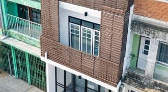 รร.นานาชาติเวลล์ส อ่อนนุช 600 ม. AIRBNB อาคาร 3ชั้น 5นอน ใกล้ BTSบางจาก 460ม. 5น้ำ 18 ตร.ว.208 ตร.ม. 6 แอร์