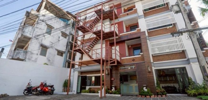 โซนคูเมือง ให้เช่า 120,000 บาท/เดือน โรงแรมในคูเมืองเชียงใหม่ พร้อมใบอนุญาตถูกต้อง เหมาะสำหรับลงทุนและดำเนินกิจการต่อได้ทันที