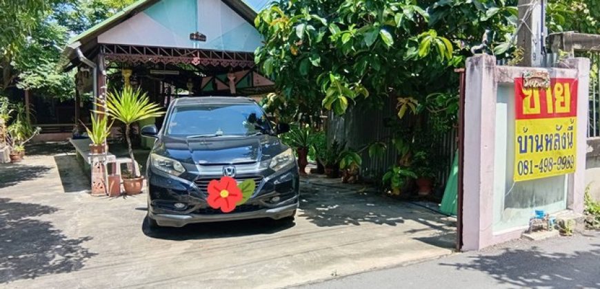 ขายบ้านเดี่ยวชั้นเดียวยกระดับ วุฒากาศ 42 เขตจอมทอง กรุงเทพฯ