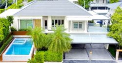 ใกล้ตลาดสดท่าอิฐ 1.5 กม คฤหาสน์ Pool Villa หรู 2 ชั้น 5นอน 6น้ำ ใกล้ MRTไทรม้า 500ม. 132 ตร.ว. 500 ตร.ม.