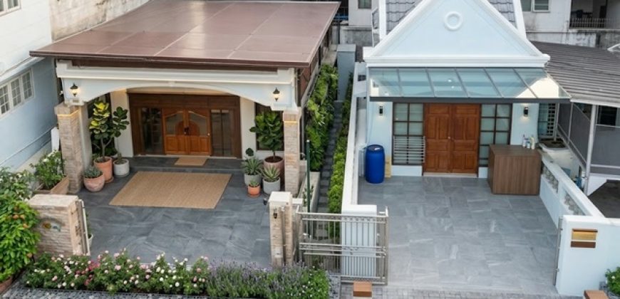 ใกล้รพ.บางมด 600 ม. เซ็นทรัล พระราม 2 1.8 กม. บ้านเดี่ยวชั้นเดียว 39 ตร.ว. 180 ตร.ม. 3นอน 2 น้ำ