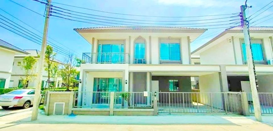 5แอร์ บ้าน บางบัวทอง-สุพรรณบุรี 4 นอน 3 น้ำ ใกล้ตลาดสมบัติบุรี 1.1 กม.เซ็นทรัล เวสต์เกต บนพื้นที่ 35 ตร.ว.132 ตร.ม. พร้อมเฟอร์ฯ