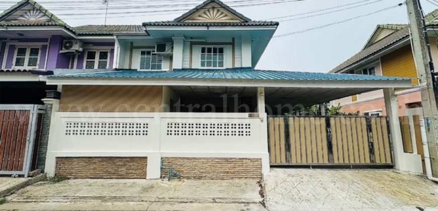 บ้านแฝด พฤกษา 30 บางบัวทอง พิมลราช รีโนเวทสวย พร้อมอยู่ ทำเลดี