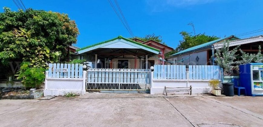 บ้านเดี่ยวชั้นเดียว หมู่บ้านร่วมใจมีสุข บางละมุง เหมาะลงทุนรีโนเวทปล่อยเช่า