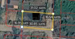 ที่ดินเปล่า 132 ตร.วา วัดลาดปลาดุก บางบัวทอง แปลงมุม ใกล้ MRT คลองบางไผ่