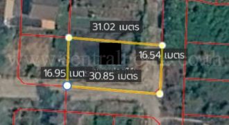 ที่ดินเปล่า 132 ตร.วา วัดลาดปลาดุก บางบัวทอง แปลงมุม ใกล้ MRT คลองบางไผ่