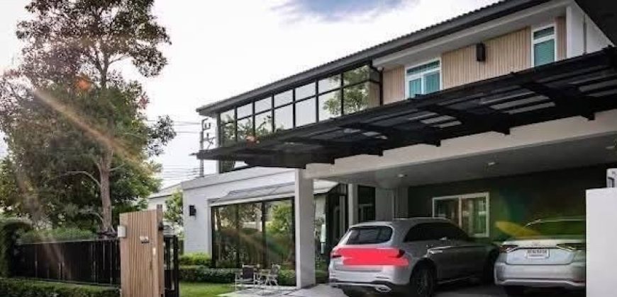 BH4112 ให้เช่าบ้านหรู Mantana Westgate by Land & Houses บางบัวทอง นนทบุรี บ้าน Modern Luxury Built-In หินอ่อนแท้