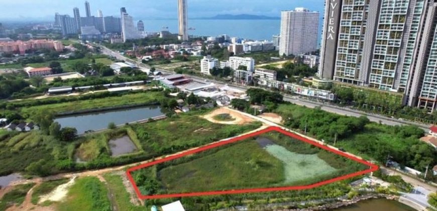 ขายที่ดินพัทยา แปลงสวย ทำเลงาม แหล่งชุมชน ใกล้หาดจอมเทียน FP-L02017