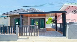 บ้านเดี่ยวชั้นเดียว ตกแต่งครบ พร้อมเฟอร์ ใกล้อ่างเก็บน้ำมาบประชัน พัทยา FP-H02025