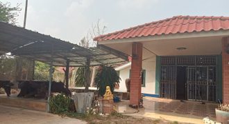 ขายที่ดินพร้อมบ้าน 1 หลัง เจ้าของขายเอง อำเภอกบินทร์บุรี จังหวัดปราจีนบุรี