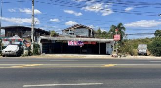 บ้านหัวมุม 93 ตร.ว. ติดถนนใหญ่ ทล.217 อ.พิบูลมังสาหาร จ.อุบลราชธานี