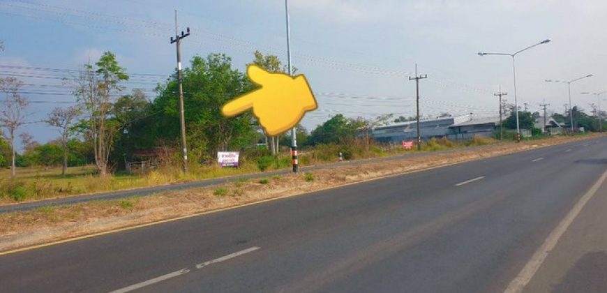 ขายที่ดิน 12ไร่ ติดถนน 4 เลน กลางอำเภอเบญจลักษ์ จ.ศรีสะเกษ