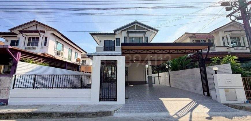 ขายบ้านเดี่ยว ชัยพฤกษ์2 ถ.คุ้มเกล้า 12 บ้านชั้นเดียว เนื้อที่ 54 ตรว 3 ห้องนอน 2 ห้องน้ำ บ้านพื้นที่กว้าง