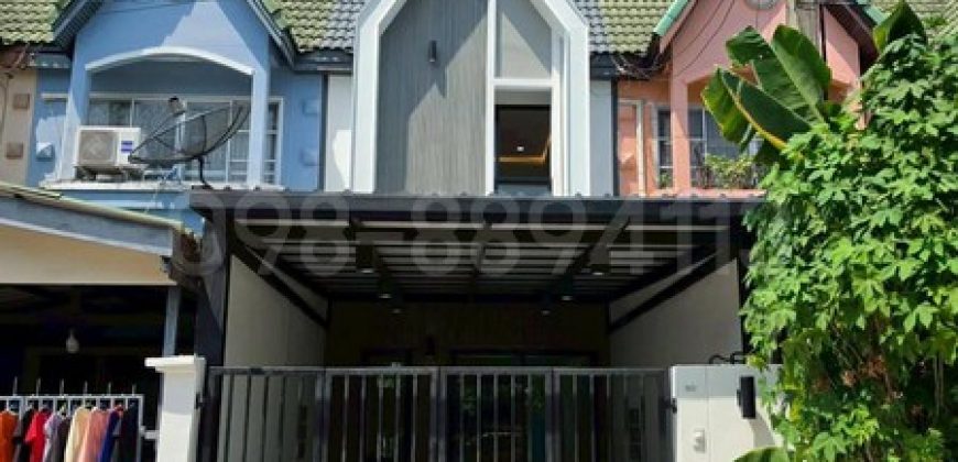 ทาวน์โฮม 2 ชั้น หมู่บ้านตะวันนาขาย ซอยจตุโชติ 12 ตกแต่งใหม่ พร้อมอยู่ เนื้อที่ 17 ตรว 2นอน 2น้ำ