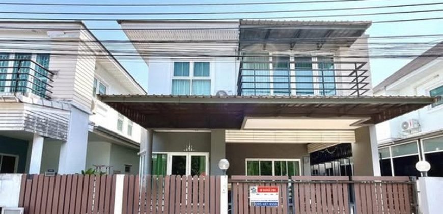 LM26-0053 ขายบ้านเดี่ยว 2 ชั้น รัชชา5 กาญจนาภิเษก – บางใหญ่ พื้นที่ 41.6 ตรว 3 นอน 3 น้ำ ทำเลดี ใกล้เซ็นทรัลเวสต์เกต