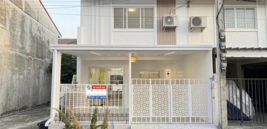 lN-107 ขายทาวน์โฮม 2 ชั้น พฤกษา47/2 เทพารักษ์ บางเมือง พื้นที่ 16.2 ตรว 3 นอน 3น้ำ บ้านรีโนเวทใหม่ทั้งหลัง ตกแต่งพร้อมเข้าอยู่