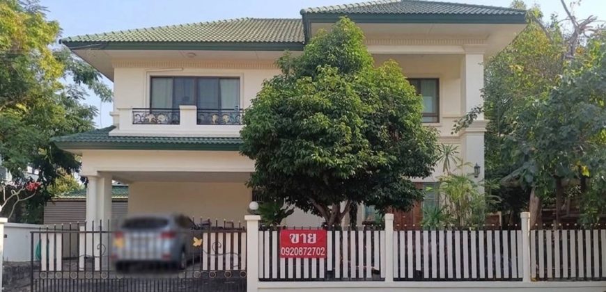 ขายบ้านเดี่ยว 2 ชั้น หมู่บ้านเพลส เเอนด์ พาร์ค ประชาอุทิศ90