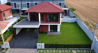 บ้านเดียว รีโนเวทใหม่ ใกล้ทางด่วนจตุโชติ ใหญ่ที่สุด 86 ตร.ว แปลงมุม โครงการ เดอะริคโค้ เรสซิเดนซ์ วงแหวนฯ–หทัยราษฎร์