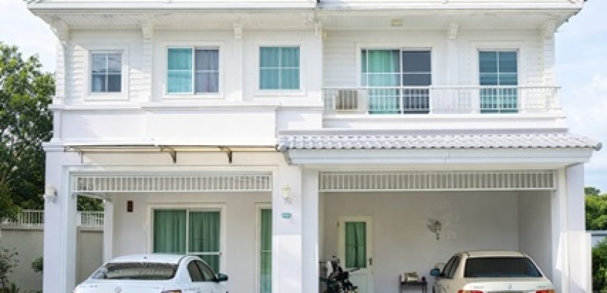 เสาธงหิน บางใหญ่ MRTคลองบางไผ่ 1.8กม. บ้านเดี่ยว 2 ชั้น 3 นอน 3 น้ำ ชัยพฤกษ์ 48 ตร.ว. 180 ตร.ม