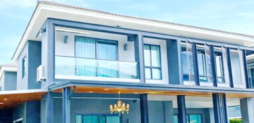 บ้านเดี่ยว 2 ชั้น หลังมุม 4 นอน 4 น้ำ คฤหาสน์ลด50% จาก 70,000B-M.ไทวัสดุ และ โรบินสัน ราชพฤกษ์ 950 ม. 4 นอน และโฮมโปร ชัยพฤกษ์ 60 ตร.ว
