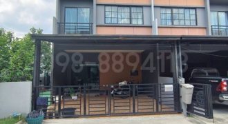 ขายทาวน์โฮม หลังริม พื้นที่สวนกว้าง สิริ เพลส จรัญ ปิ่นเกล้า เนื้อที่ 34.3 ตรว 3นอน 3น้ำ หมู่บ้านติดทางด่วน ใกล้ MRTสายสีม่วง