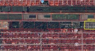 ขายที่ดินเปล่า 4-2-44 ไร่ รังสิต-นครนายก ซอยบึงบอน 1