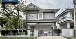 LM26-0067 ขายบ้านเดี่ยว 2 ชั้น เศรษฐสิริ รามอินทรา ถนนปัญญา พื้นที่ 63.9 ตรว 3นอน 3น้ำ บ้านแปลงมุม เป็นส่วนตัว สวย คลีน พร้อมอยู่