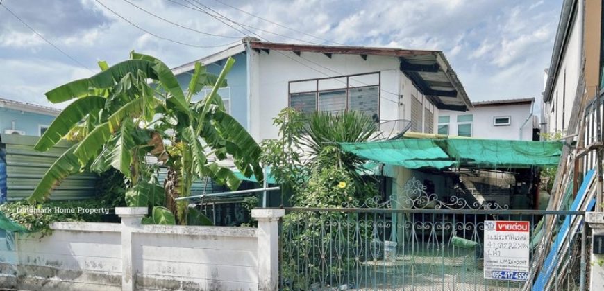 LM26-0069 ขายบ้าน 2 ชั้น ประชานิเวศน์3 สามัคคี ติวานนท์ งามวงศ์วาน เนื้อที่ 41 ตรว 2 นอน 2 น้ำ ใกล้พันธุ์ทิพย์ งามวงศ์วาน
