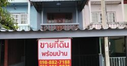 ขายทาว์นเฮ้าส์ 2 ชั้น หมู่บ้านโชคบุญมี 3 อำเภอชะอำ จังหวัดเพชรบุรี