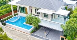 ใกล้ MRTไทรม้า 500ม. ใกล้ตลาดสดท่าอิฐ 1.5 กม คฤหาสน์ Pool Villa หรู 2 ชั้น 5นอน 6น้ำ 132 ตร.ว. 500 ตร.ม.