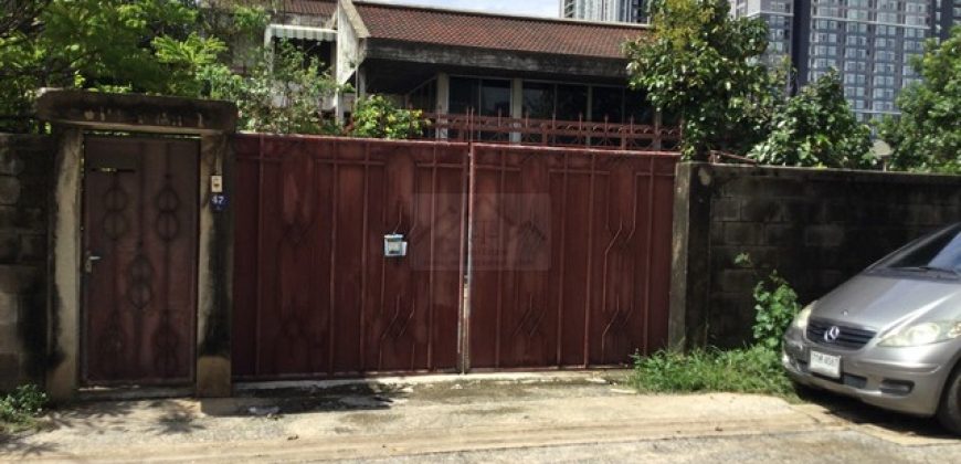 ขายบ้านพร้อมที่ดินย่านบางซื่อ 231 ตรว. ซอยกรุงเทพ-นนท์ 27 ใกล้ MRTบางซ่อน