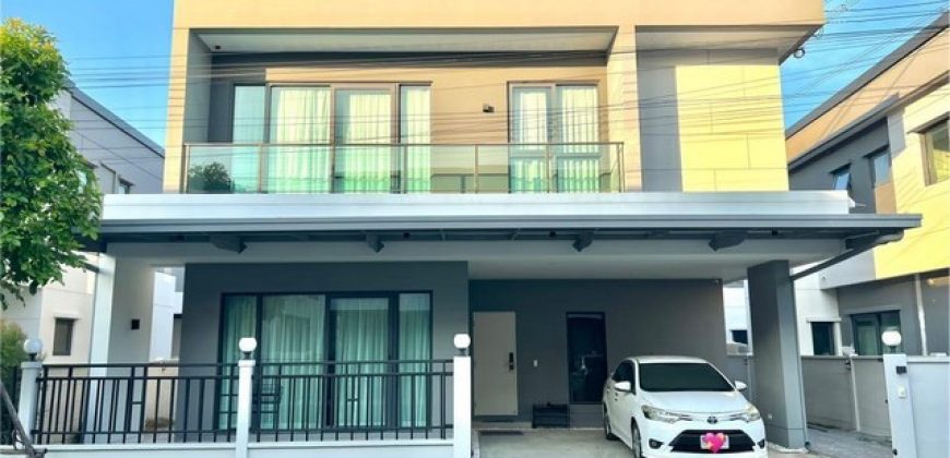รหัสC7145 ให้เช่าบ้านเดี่ยว 2ชั้น โครงการเซนโทร ดอนเมือง แจ้งวัฒนะ เลียบคลองปะปา บ้านสวยพร้อมอยู่
