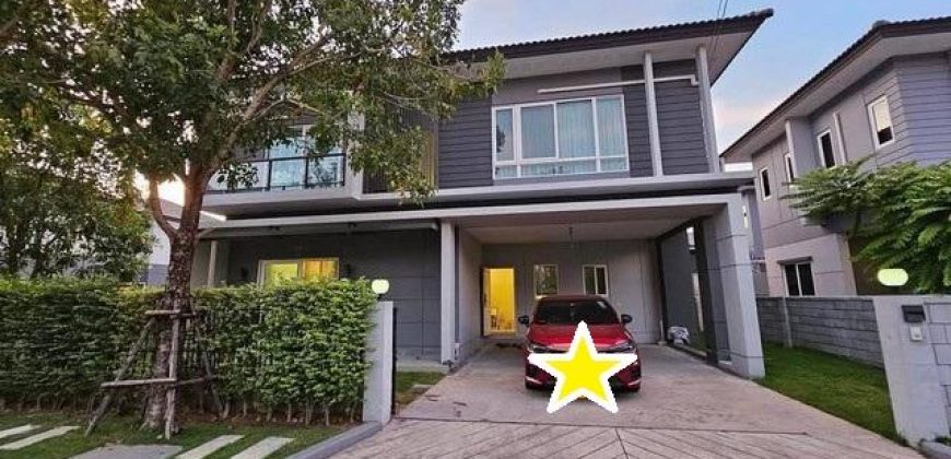 HS 1931 ขายบ้านเดี่ยว 2 ชั้น (หลังมุม) หมู่บ้าน Centro บางนา วงแหวน ขนาด 61.5 ตรว. 4 ห้องนอน ใกล้เมกะบางนา