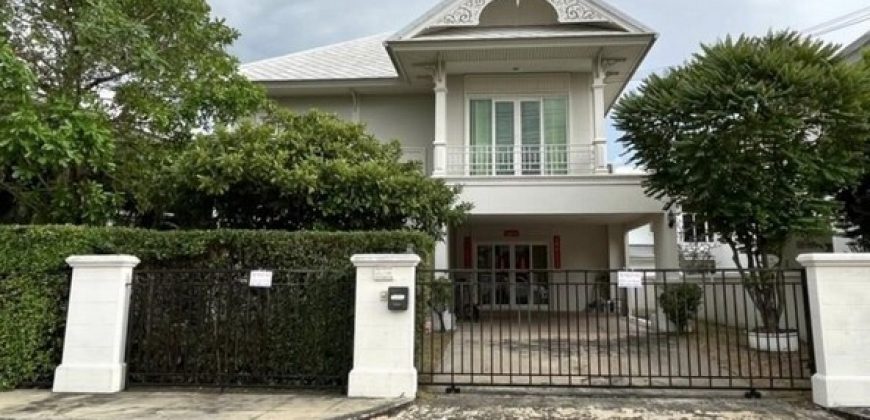 ให้เช่าบ้านเดี่ยว 3 ห้องนอน 3 ห้องน้ำ หมู่บ้านสารินซิตี้ เดอะเลควิลล์ พระราม2 ใกล้ โรงเรียนอัสสัมชัญ พระราม 2