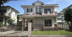 HR 9958 ให้เช่าบ้านเดี่ยว หมู่บ้านปาริชาต สุวินทวงศ์ คุ้มเกล้า ลาดกระบัง บ้านพร้อมอยู่ เฟอร์นิเจอร์ครบ ใกล้สนามบินสุวรรณภูมิ