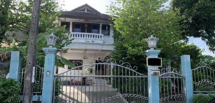 ขายบ้านเดี่ยว 2 ชั้น ถ.พระราม 2 ซ.37 ซอยย่อย 4 เนื้อที่ 194 ตรว. บ้านไม่ทรุด น้ำไม่ท่วม