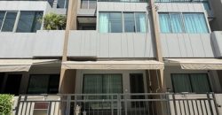 รหัสC7159 ให้เช่าทาวน์โฮม 3ชั้น บ้านกลางเมืองพระราม 9 – กรุงเทพกรีฑา บ้านตกแต่งครบพร้อมอยู่