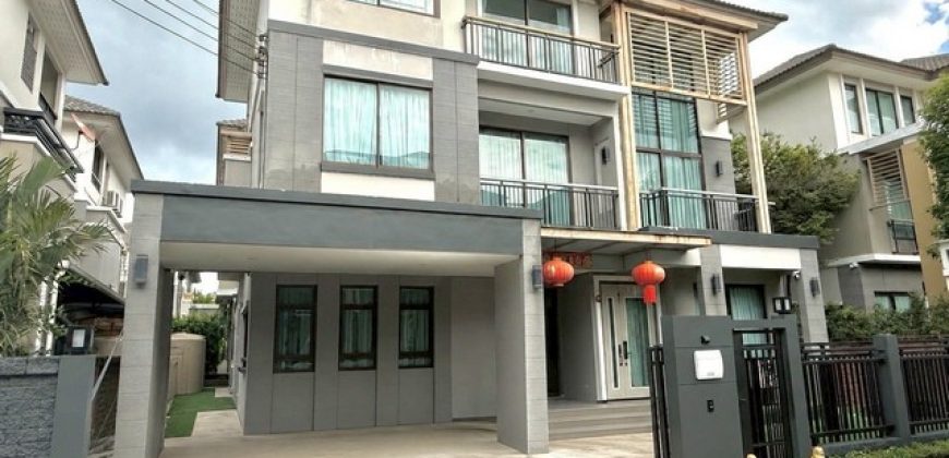 ให้เช่าบ้านเดี่ยว 3 ชั้น 4 ห้องนอน เดอะ แพลนท์ เอลิท พัฒนาการ 38 The Plant Elite Pattanakarn ใกล้ทางด่วน ใกล้เอกมัย ทองหล่อ