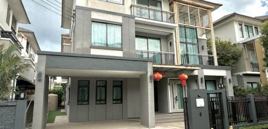 ขายบ้านเดี่ยว 3 ชั้น 55 ตร.ว. เดอะ แพลนท์ เอลิท พัฒนาการ 38 ใกล้ทางด่วน