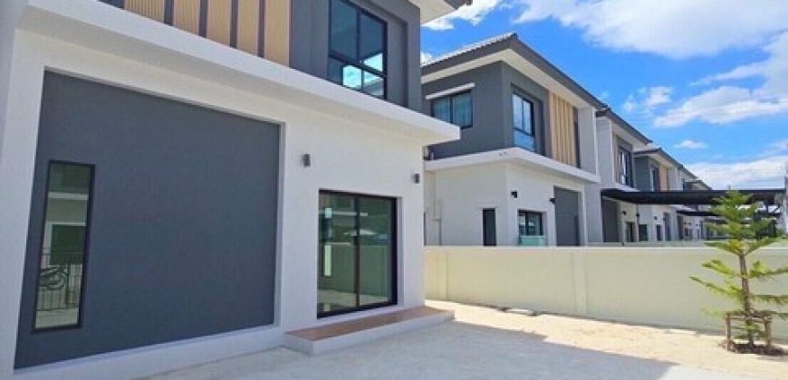 ให้เช่าบ้านเดี่ยว 2 ชั้นหลังใหม่ 150 ตรม. 3 ห้องนอน โครงการ ซีพีเอ็น นิน วงแหวน-ลำลูกกาคลอง6 (CPN Ninn ) ใกล้ตลาดชัชวาล