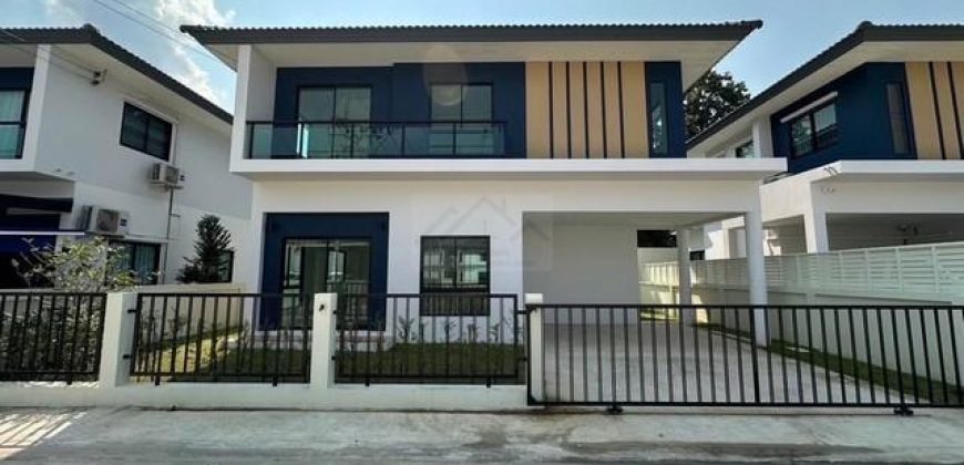 HR 10005 ให้เช่าบ้านเดี่ยว 2 ชั้นหลังใหม่ 150 ตรม. 3 ห้องนอน โครงการ ซีพีเอ็น นิน วงแหวน ลำลูกกาคลอง6