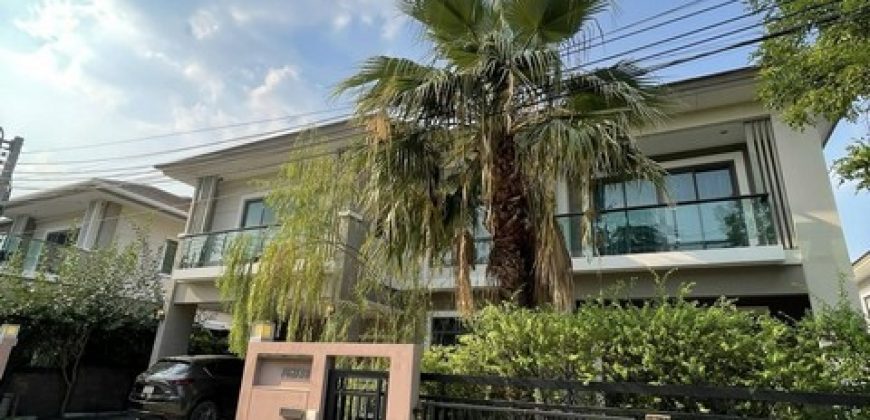 ขายบ้านหรู 2 ชั้น 80 ตรว. 4 ห้องนอน โครงการ เดอะ ปาล์ม พัฒนาการ 38 The Palm Pattanakarn ดีไซน์ Modern Premium ใกล้ทางด่วน ใกล้เอกมัย ทองหล่อ