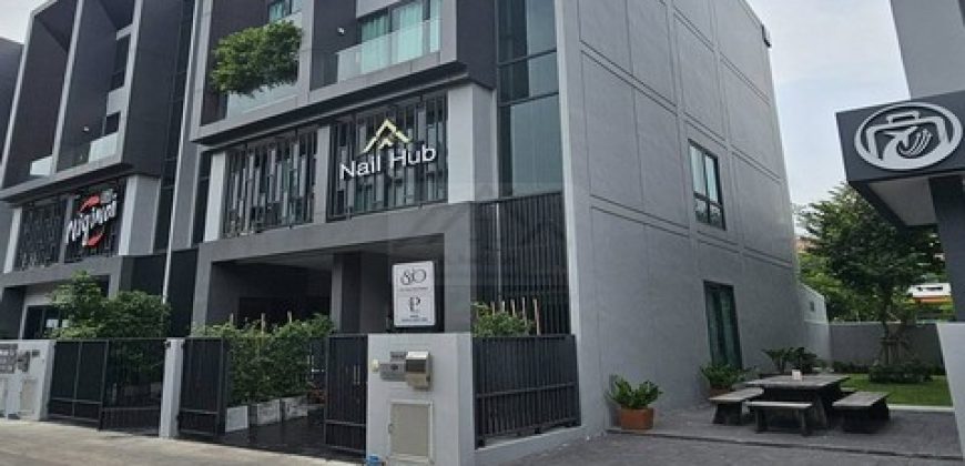 ให้เช่าโฮมออฟฟิศหรู 4 ชั้น หลังมุม ติดสวน 240 ตรม. เจ ดับบลิว เออร์เบิน JW Urban สรงประภา-ดอนเมือง พร้อมลิฟต์ ส่วนตัว ใกล้ BTS ดอนเมือง